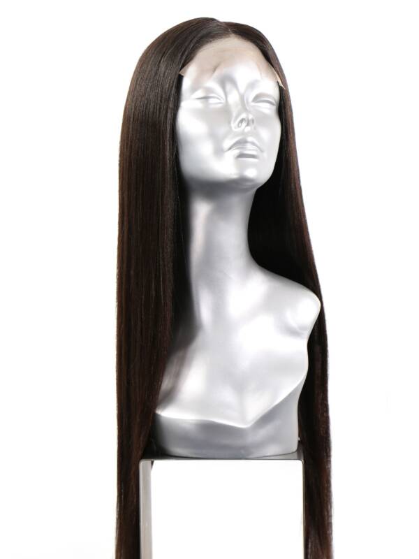 20 inches Vietnamese luxury Black bone straight hair - Image 3