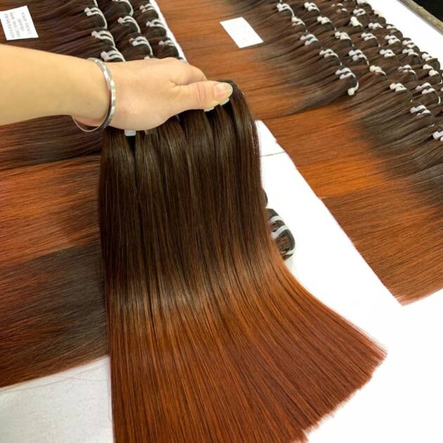 16 inches Vietnamese Dark Coffee Ombre Orange
