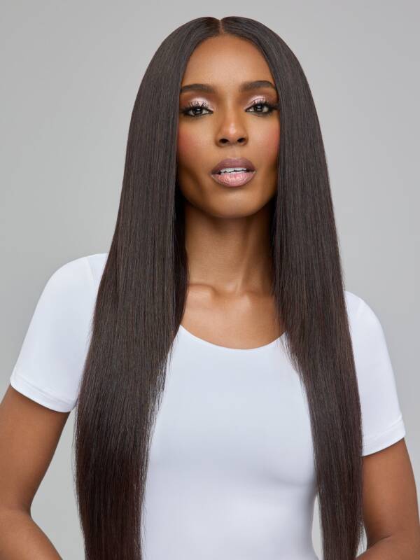 20 inches Vietnamese luxury Black bone straight hair